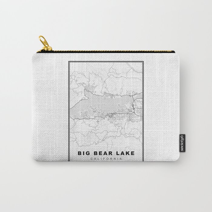 Big Bear Lake Map Carry-All Pouch
