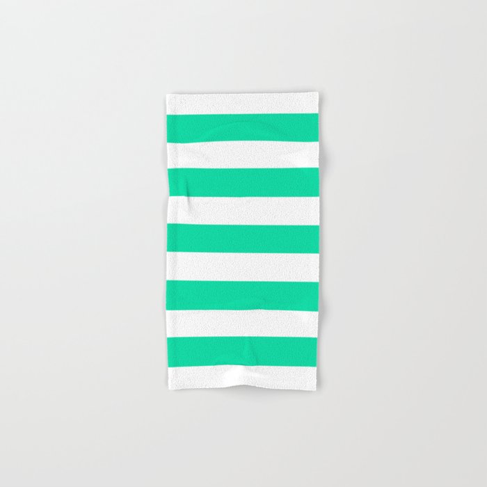 Asda Green 1985 solid color white stripes pattern Hand