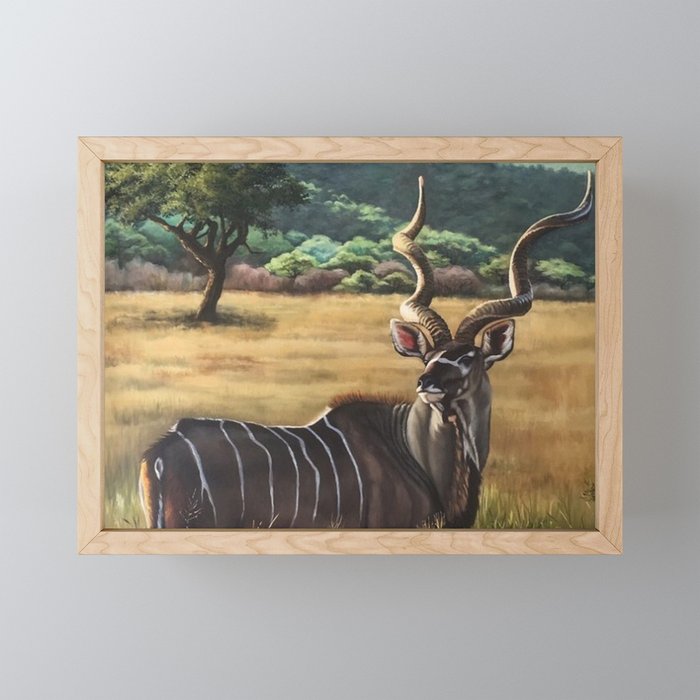 Kudu Framed Mini Art Print