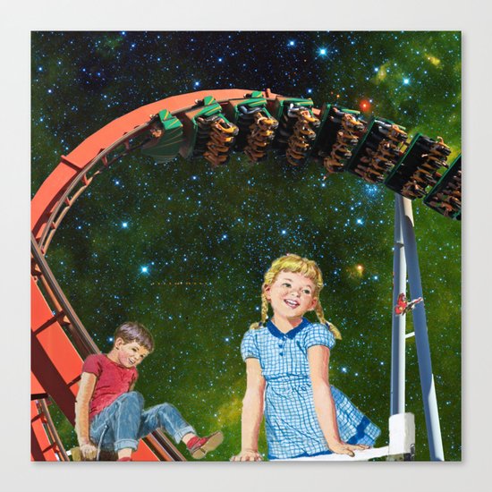 Roller Coaster Canvas Print