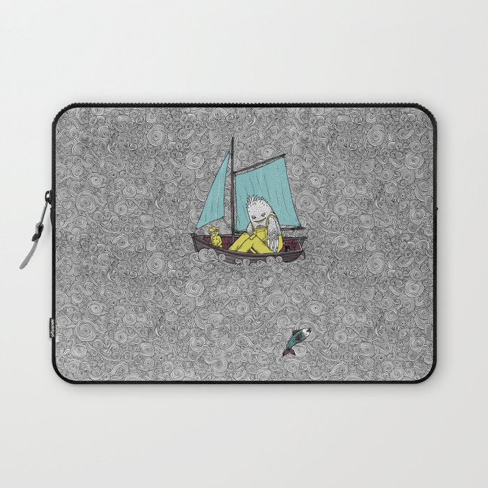 Old Man and the Sea Laptop Sleeve