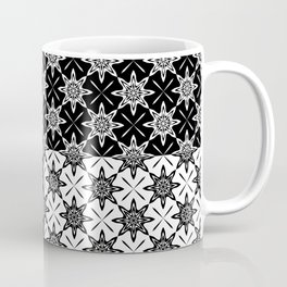 Clover and Blossoms - Color: Black&White Coffee Mug