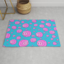 When Pigs Fly, Or Float! Area & Throw Rug