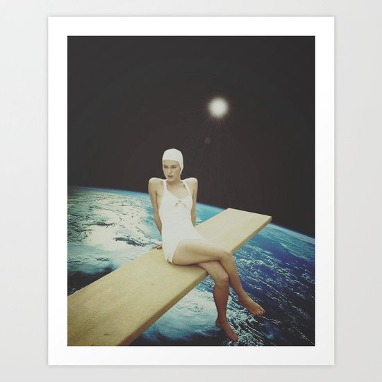 Deep end Art Print