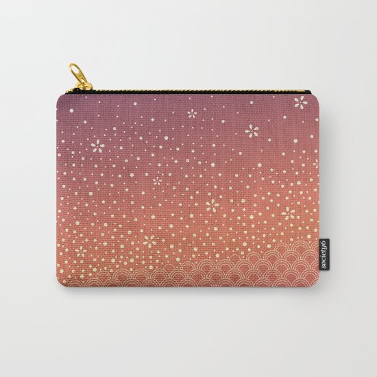 Spring Sunset Carry-All Pouch