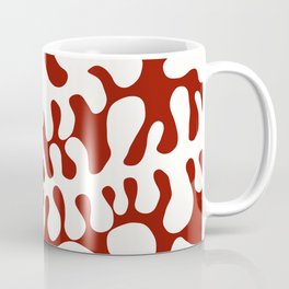 White Matisse cut outs seaweed pattern 9 Mug