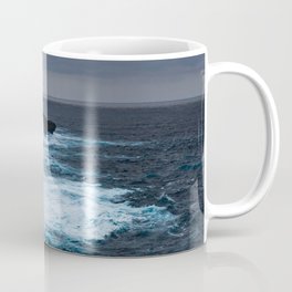 Storm Brewing Over the Cape Zanpa Lighthouse Coffee Mug