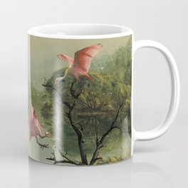 Spoonbills in the Mist Coffee Mug