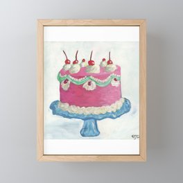 Cake Framed Mini Art Print