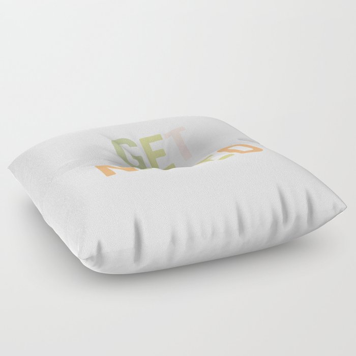 Colorful Get Naked Floor Pillow