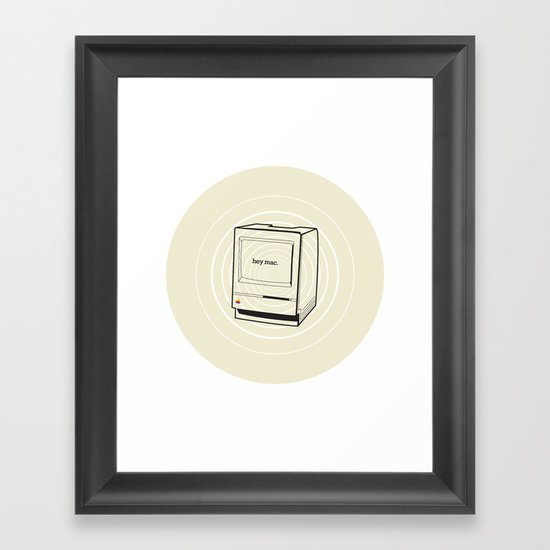 mac Framed Art Print