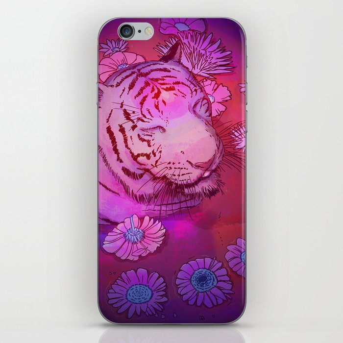 Tiger in Bath iPhone Skin