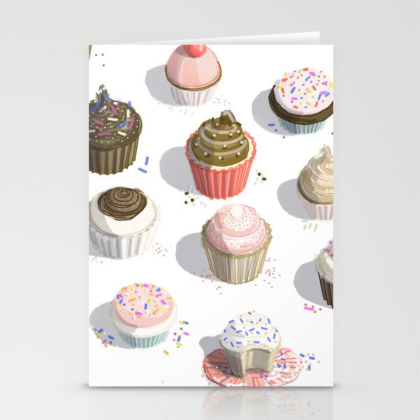 I Like Cupcakes Stationery Cards