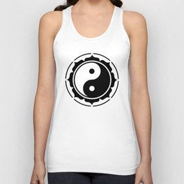 Yin Yang Lotus Tank Top