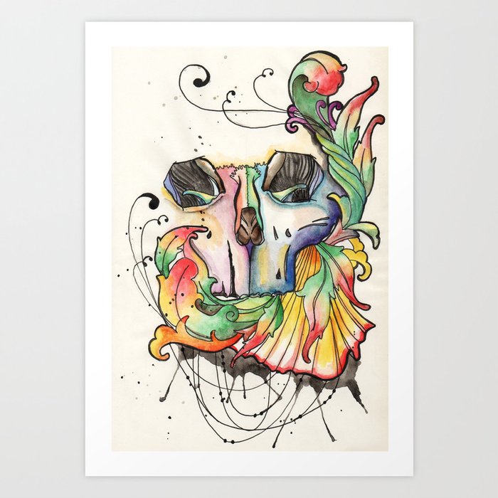 colorskull Art Print
