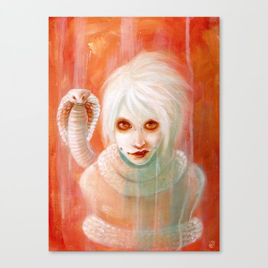 Cobra Albino Canvas Print