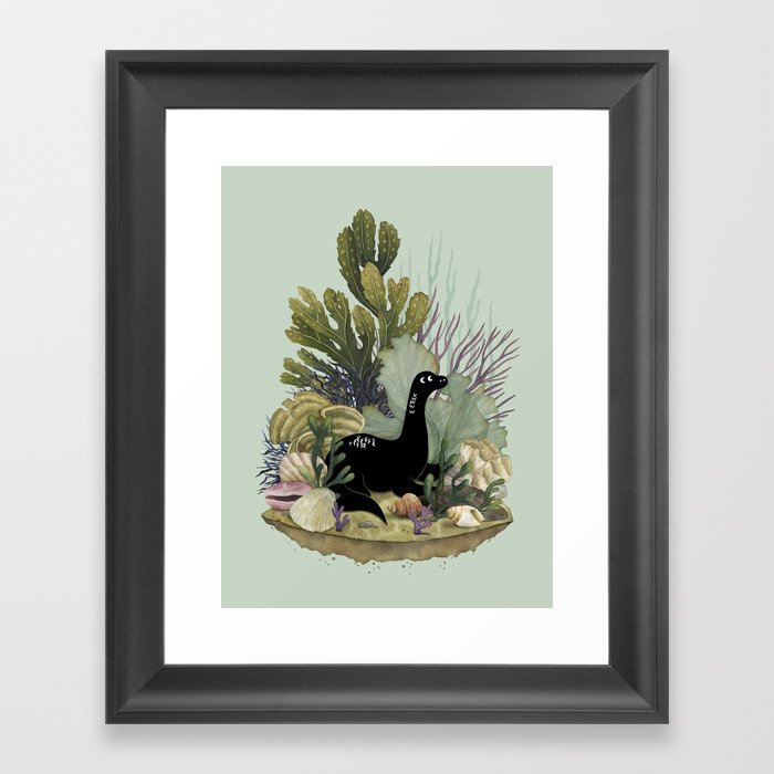 Tiny Nessie Framed Art Print