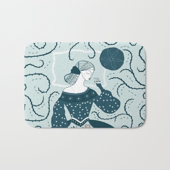Little Briar Rose Bath Mat