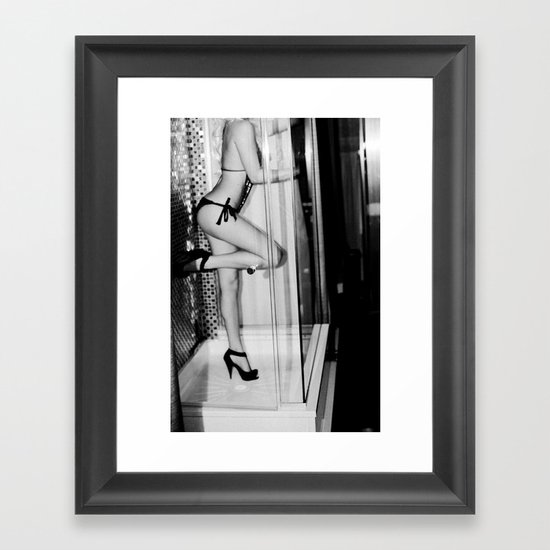 dirty girl Framed Art Print