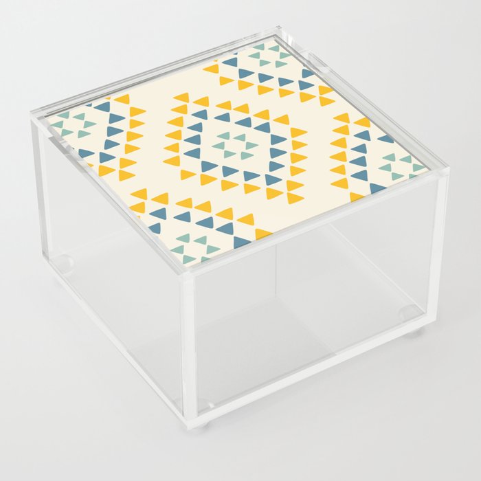 Abstract diamond pattern Acrylic Box