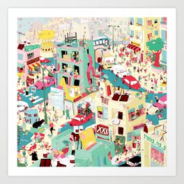 Ungeheuerlich Tel-Aviv Art Print