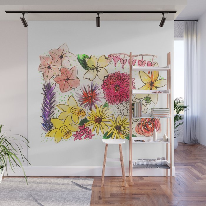 Handpainted Pennsylvania State Wall Mural