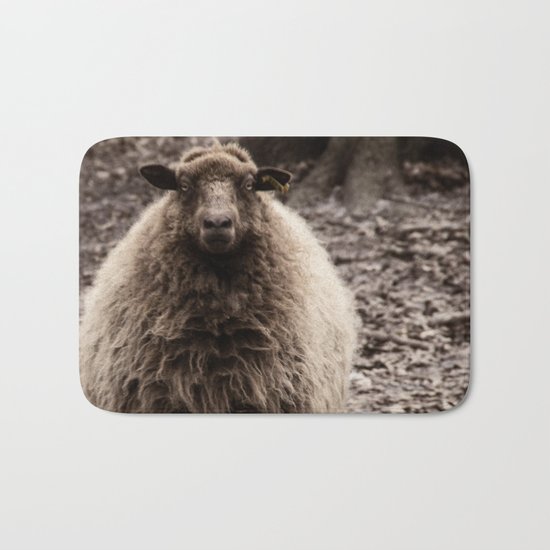Sheep Stare Bath Mat