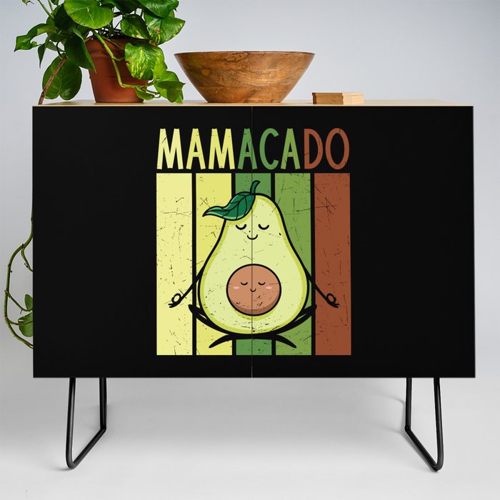 Mamacado Funny Avocado Mom Credenza