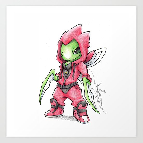 The Deadliest Ninja Warrior Art Print