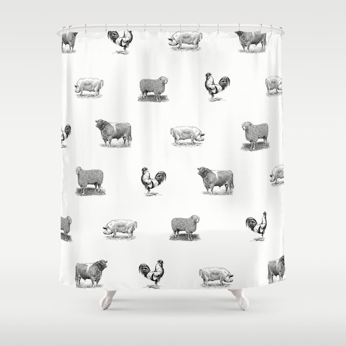 animal shower curtains