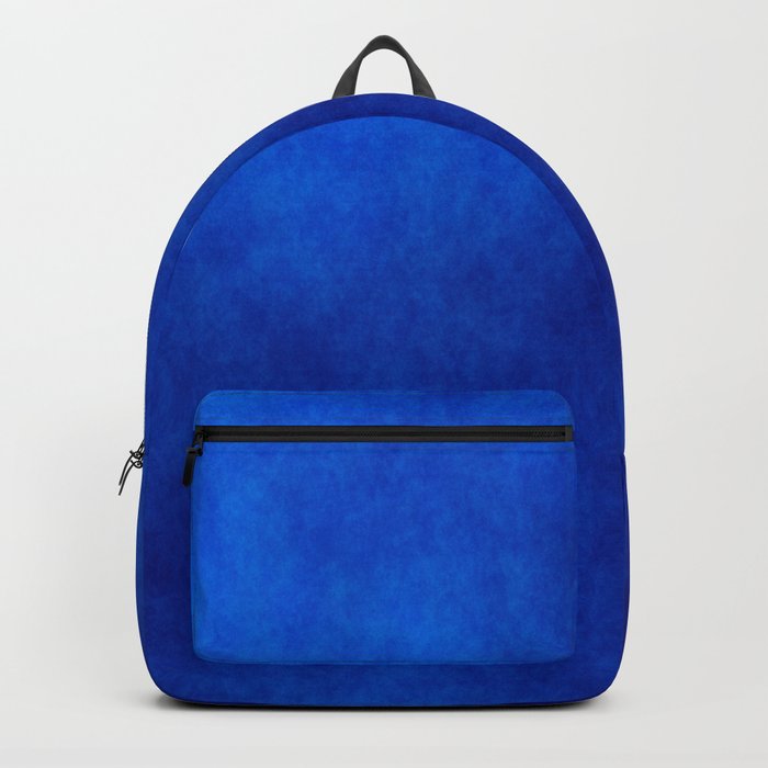 Misty Deep Blue Backpack by Colorful Art | Society6