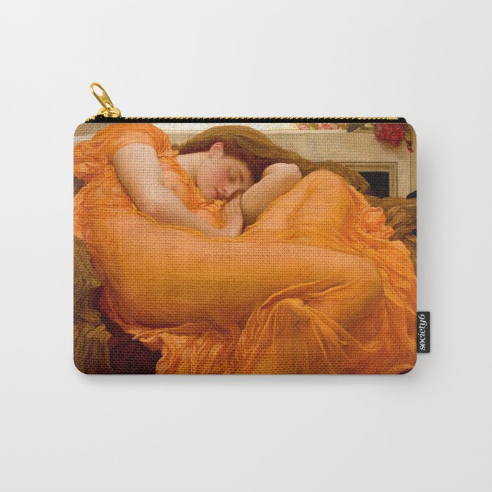 FLAMING JUNE - FREDERIC LEIGHTON (RESTORED) Carry-All Pouch