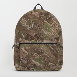 Camo Craze Twist Blur - Traditional Backpack | Woodland, Seamlessrepeat, Oil, Pattern, Graphicdesign, Hunting, Art, Digital, Camoflauge, Illustration 