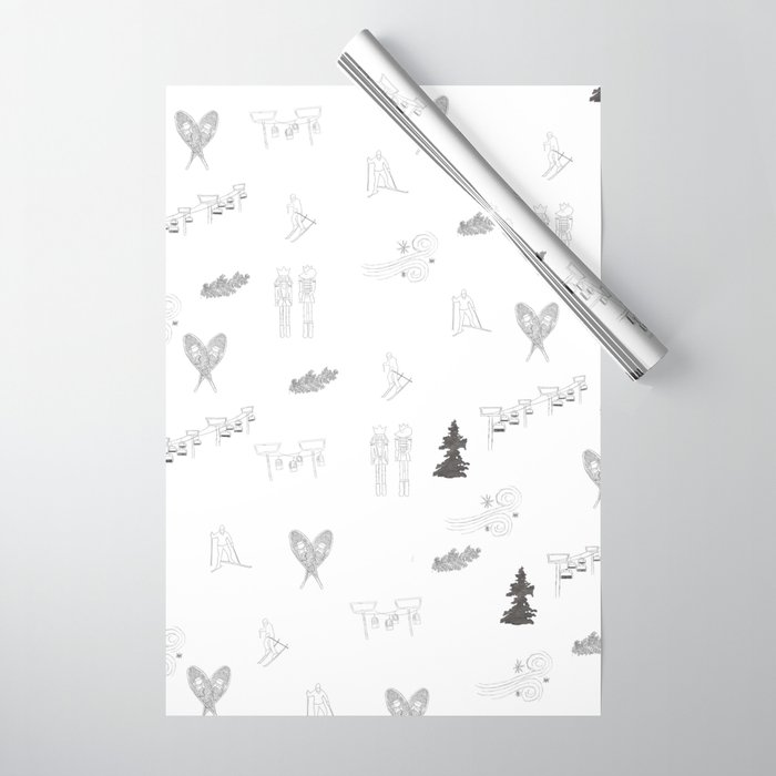 Winter Sports Wrapping Paper