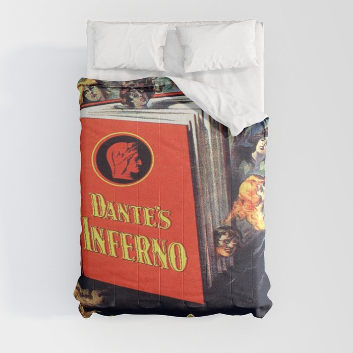 Vintage poster - Dante's Inferno Comforter