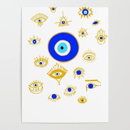 evil eye Poster