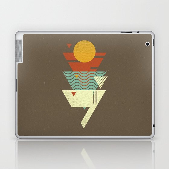 Sun. Sea. Sand. Shark. Laptop & iPad Skin