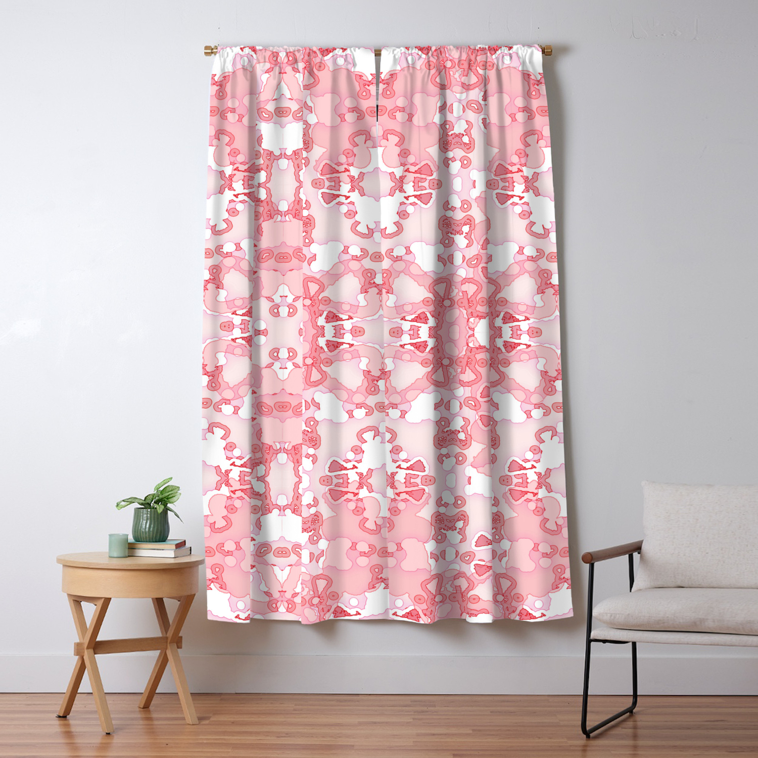 Tonal Pink Petal Blackout Curtain By Theotherjade Society6