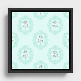 Beautiful Abstract Design Framed Canvas