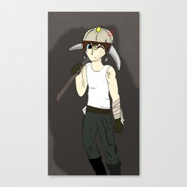 Miner (request) Canvas Print