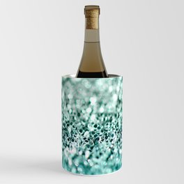 Aqua Glitter Wine Chiller