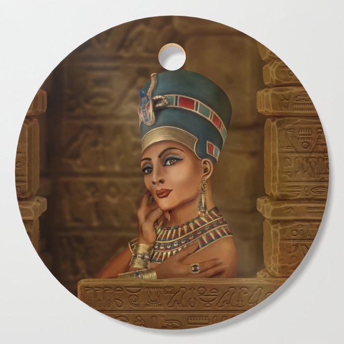 Nefertiti - Neferneferuaten the Egyptian Queen Cutting Board