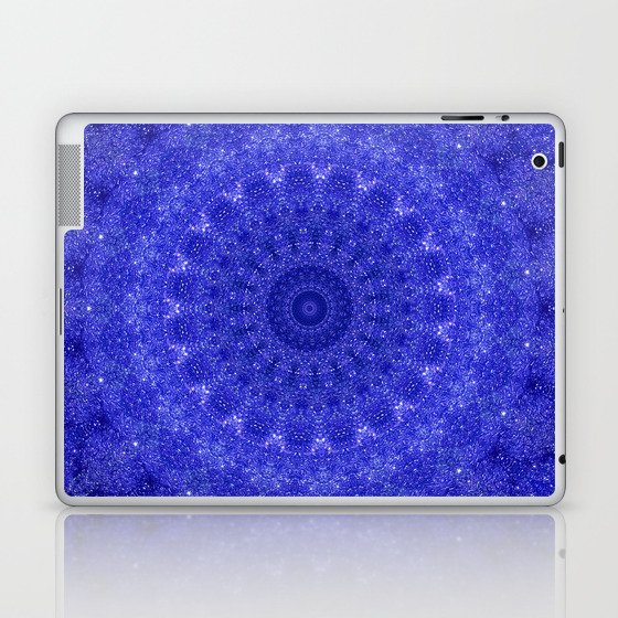 Cosmos Mandala II Cobalt Blue Laptop & iPad Skin