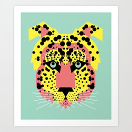 Modular Cheetah Art Print