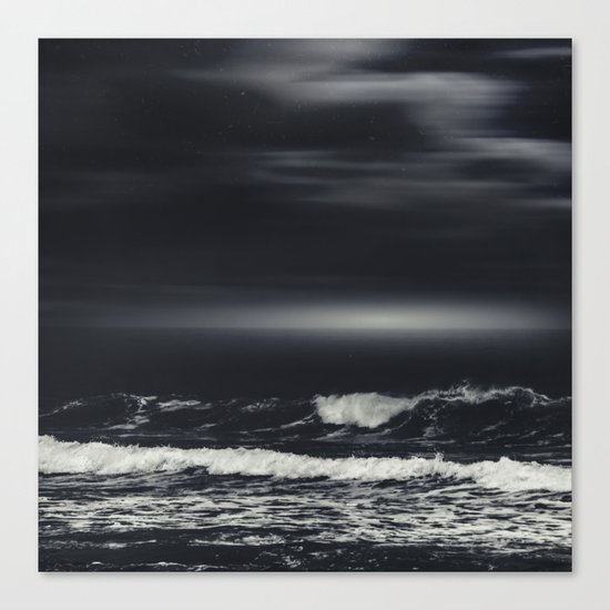 bLack sEa Canvas Print
