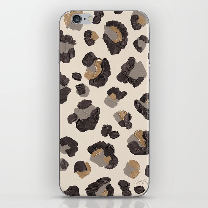 Leopard Print – Neutral iPhone Skin