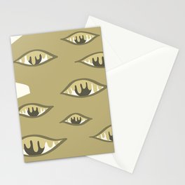 The crying eyes 7 Stationery Card