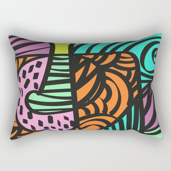 Naive Rectangular Pillow