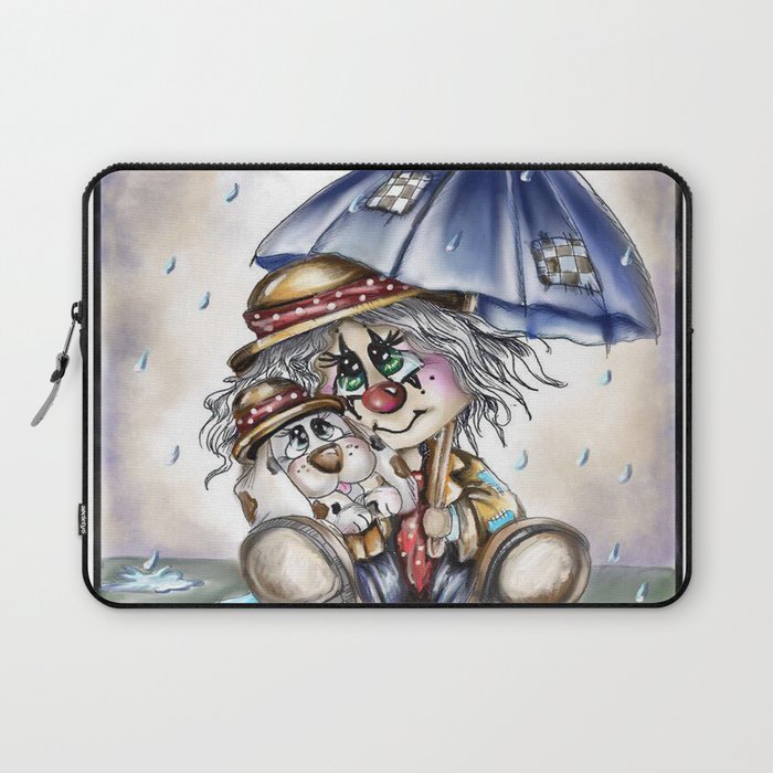 Bowbo Hobo and Sparky Rainy Day Laptop Sleeve