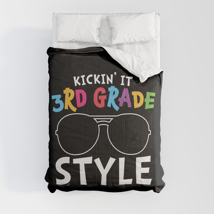 Kickin' It 3rd Grade Style Comforter